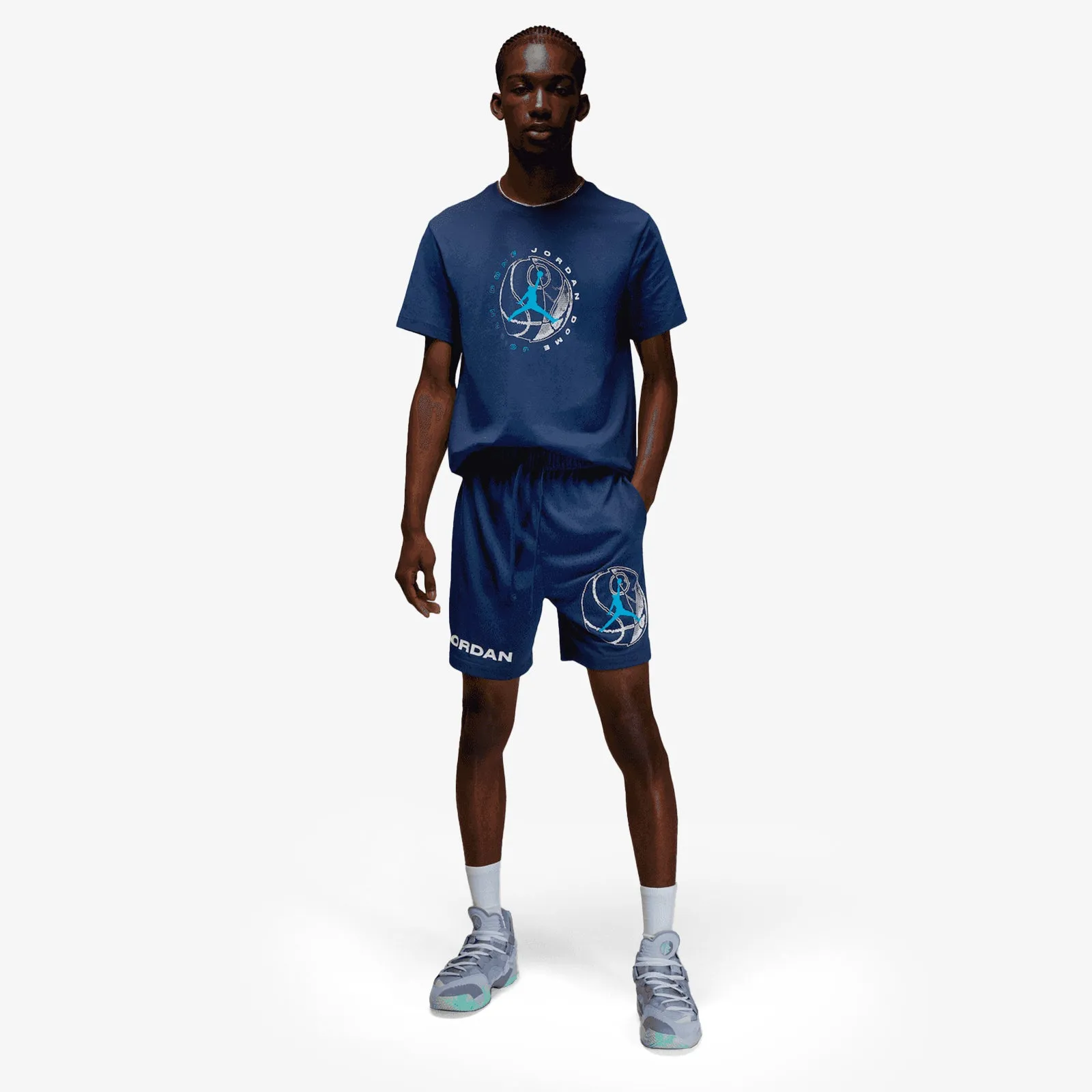 Jordan Sport Dri-FIT Breakfast Club Mesh Shorts - Navy