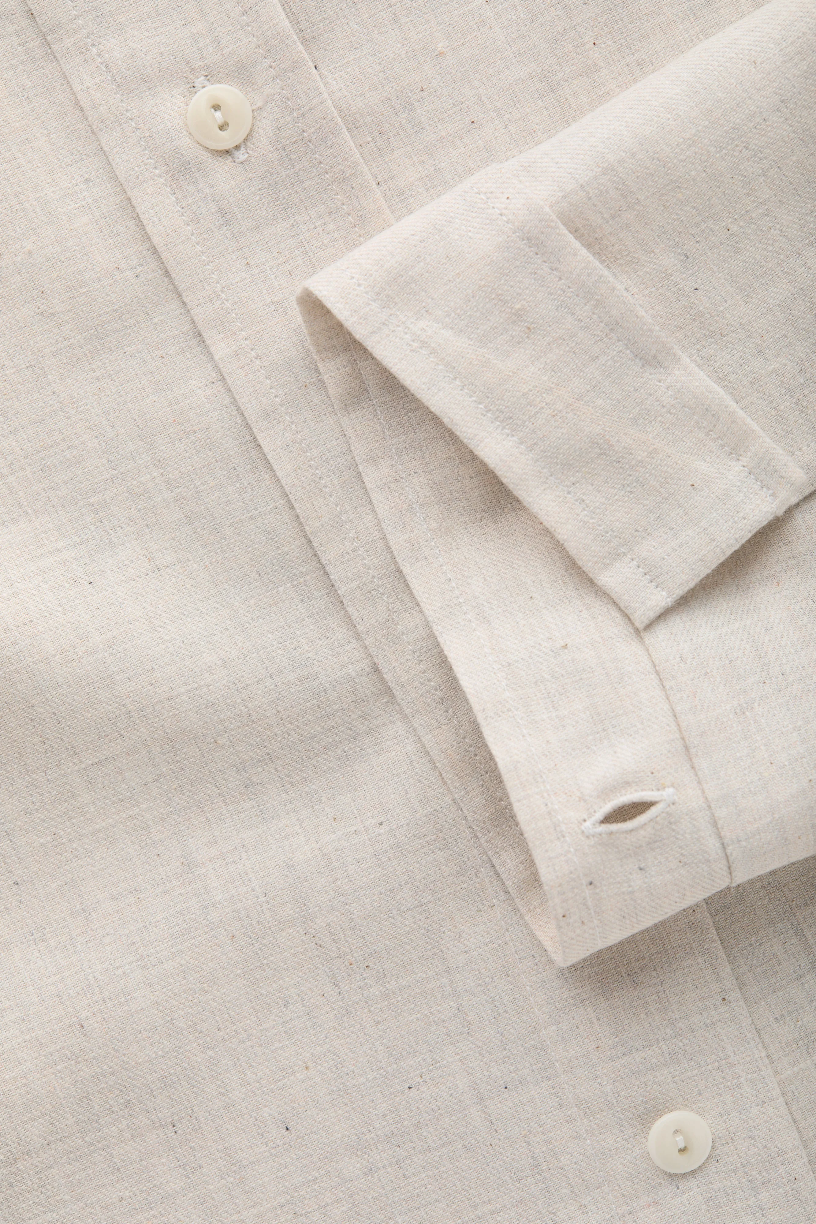 Long Sleeve Slim Before-Dinner Button Down Cotton Shirt Vintage Cotton